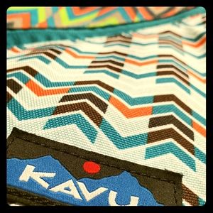 Chevron Kavu Paxton Pack Aqua blue